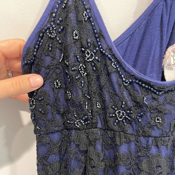 Free People - Razorback Lace & Beaded Dress - Picture 3 of 7